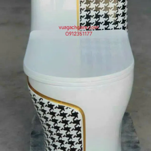Bồn Cầu Liền Khối Giá Rẻ màu trắng