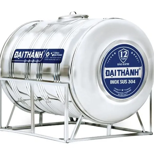 Bồn Nước Tân Á Đại Thành INOX SUS 304 2000L NẰM