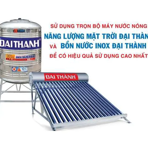Máy Nước Nóng NLMT Tân Á Đại Thành Classic 130L ∅58 - 12 ống