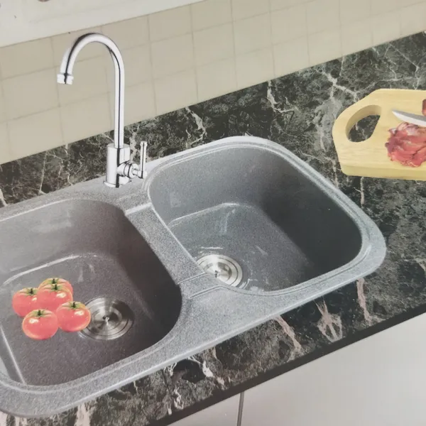 Chậu Rửa Chén Bằng Đá Giá Rẻ 2 ngăn 790