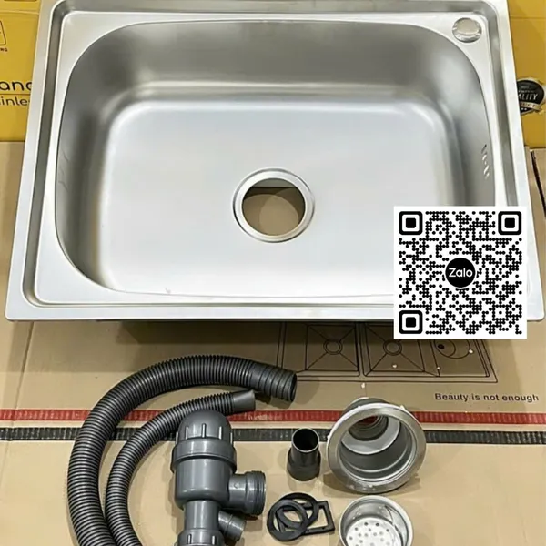 Chậu Rửa Chén Inox đơn 1 ngăn 6045