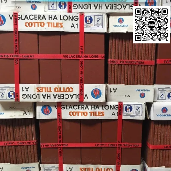 Cotto Hạ Long Thẻ 6x24 Ốp Dán Trang Trí màu đỏ