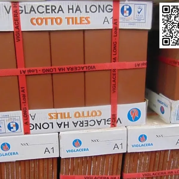 Cotto Hạ Long Thẻ 6x24 Ốp Dán Trang Trí màu đỏ