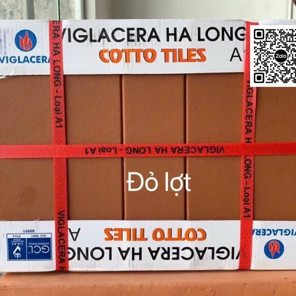 Cotto Hạ Long Thẻ 6x24 Ốp Dán Trang Trí màu đỏ