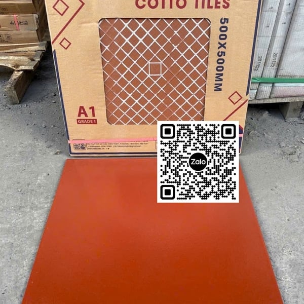Cotto Takao Ốp Lát Giá Rẻ tráng men đỏ