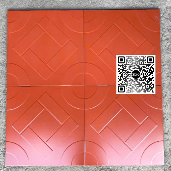 Cotto Takao Ốp Lát Giá Rẻ tráng men màu đỏ