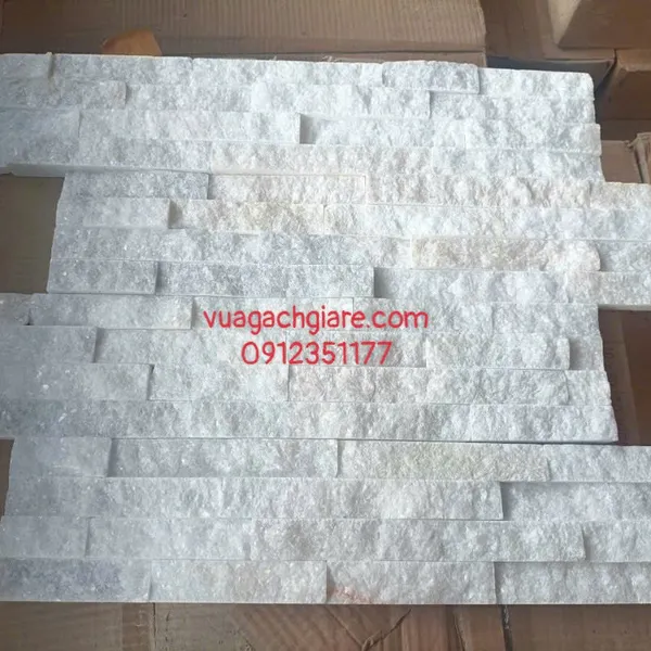 Đá Tự Nhiên 10x50 Ốp Lát Giá Rẻ Đá Ghép trắng muối