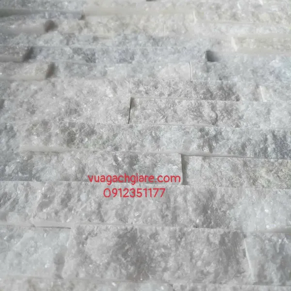 Đá Tự Nhiên 10x50 Ốp Lát Giá Rẻ Đá Ghép trắng muối