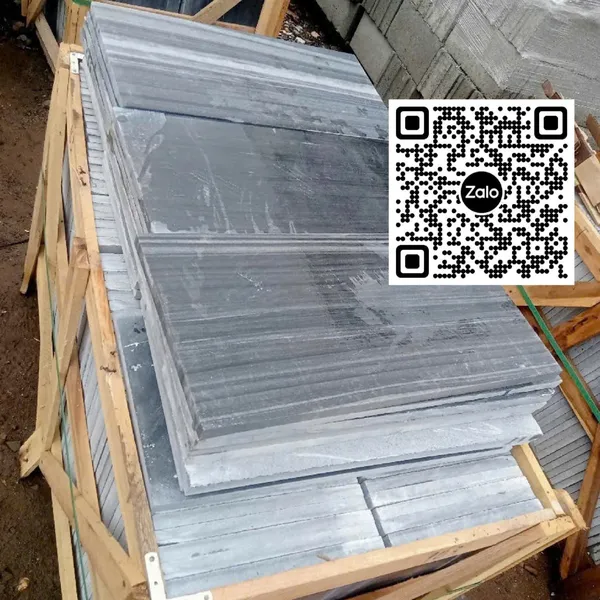 Đá Tự Nhiên 30x60 Ốp Lát Giá Rẻ sọc dưa xám đậm