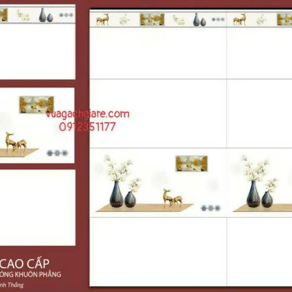 Gạch Men 40x80 Ốp Tường Giá Rẻ trắng trơn AB4801