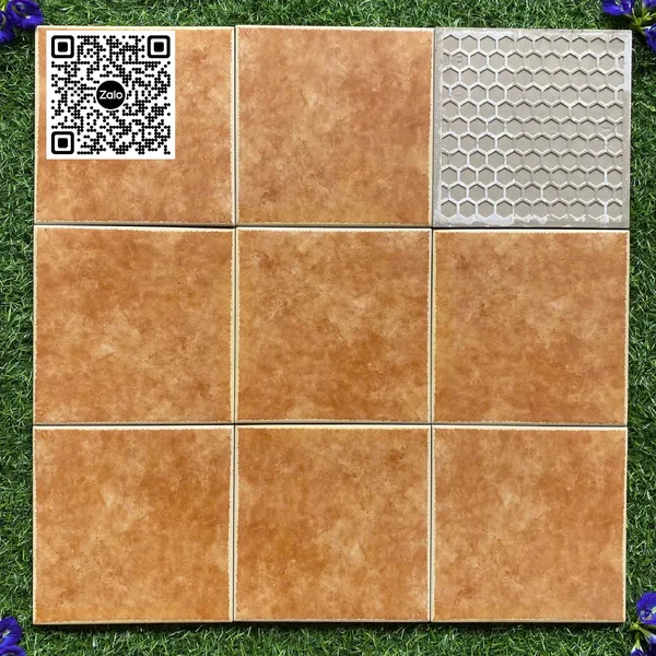 Gạch Bông 20x20 Ốp Lát Trang Trí Giá Rẻ màu cam