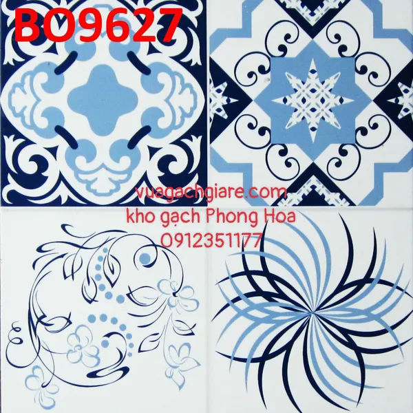 Gạch Bông Trang Trí 30x30 PRIME BO9622 - BO9627