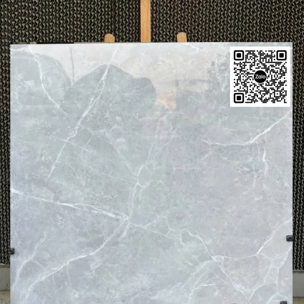 Gạch Đá 100x100 Ốp Lát Ấn Độ xám vân trắng 7106
