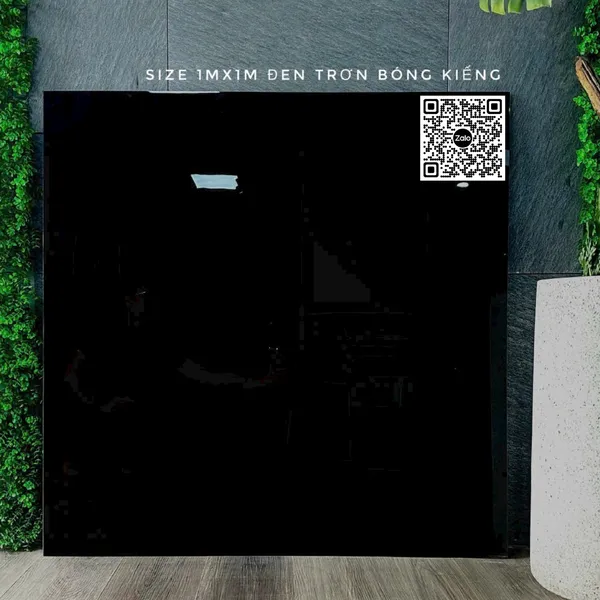 Gạch Đá 100x100 Ốp Lát Giá Rẻ đen trơn