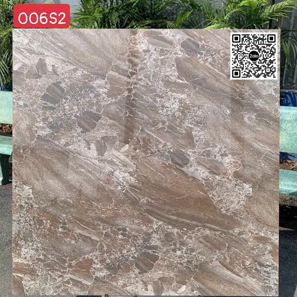 Gạch Đá 100x100 Ốp Lát Giá Rẻ nâu vân đá 006S2