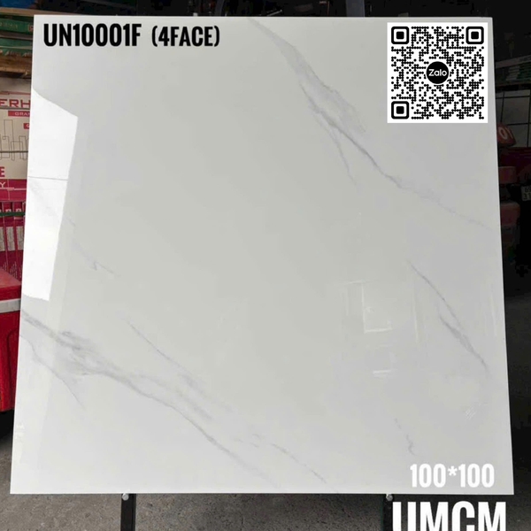 Gạch Đá 100x100 Ốp Lát Giá Rẻ trắng vân khói UN10001F