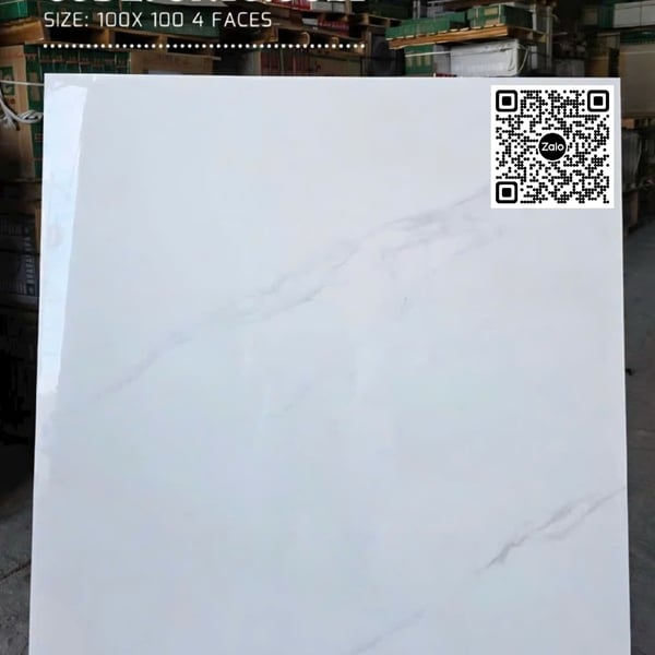 Gạch Đá 100x100 Ốp Lát Giá Rẻ trắng vân khói UN10.002F
