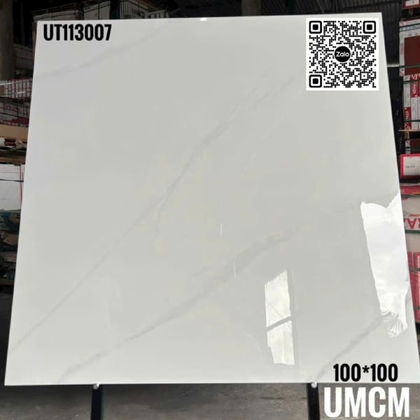 Gạch Đá 100x100 Ốp Lát Giá Rẻ trắng vân khói UT113007