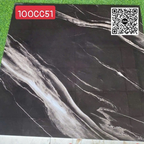 Gạch Đá 100x100 Ốp Lát Trung Quốc đen vân trắng 100CC51