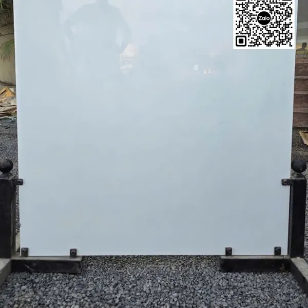 Gạch Đá 120x120 Ốp Lát Ấn Độ trắng trơn 5009