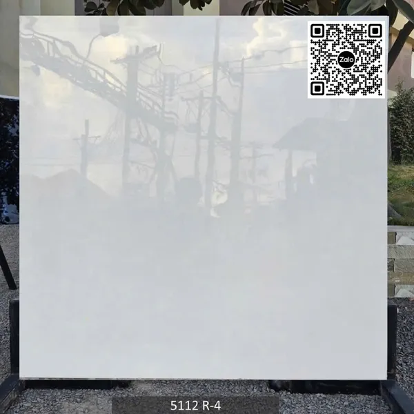 Gạch Đá 120x120 Ốp Lát Ấn Độ trắng vân 5112