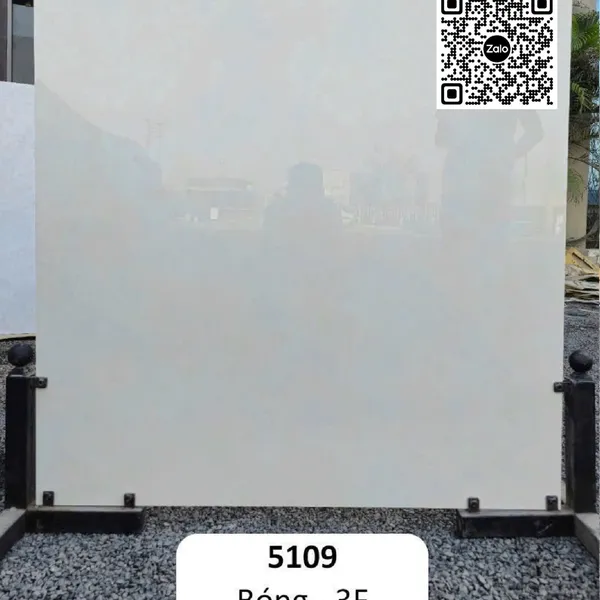 Gạch Đá 120x120 Ốp Lát Ấn Độ trắng vân mây 5109