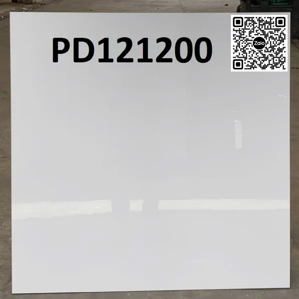Gạch Đá 120x120 Ốp Lát Trung Quốc trắng trơn PD121200