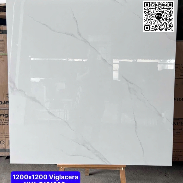 Gạch Đá 120x120 Ốp Lát Giá Rẻ trắng vân khói NY1 - P121202