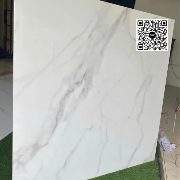 Gạch Đá 120x120 Ốp Lát Trung Quốc trắng vân khói DC121220