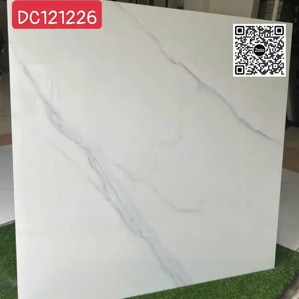 Gạch Đá 120x120 Ốp Lát Trung Quốc trắng vân khói DC121226