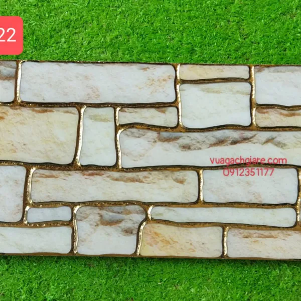 Gạch Khắc Kim 15x30 Cao Cấp nhũ vàng đá ghép 15321 - 15322 - 15320