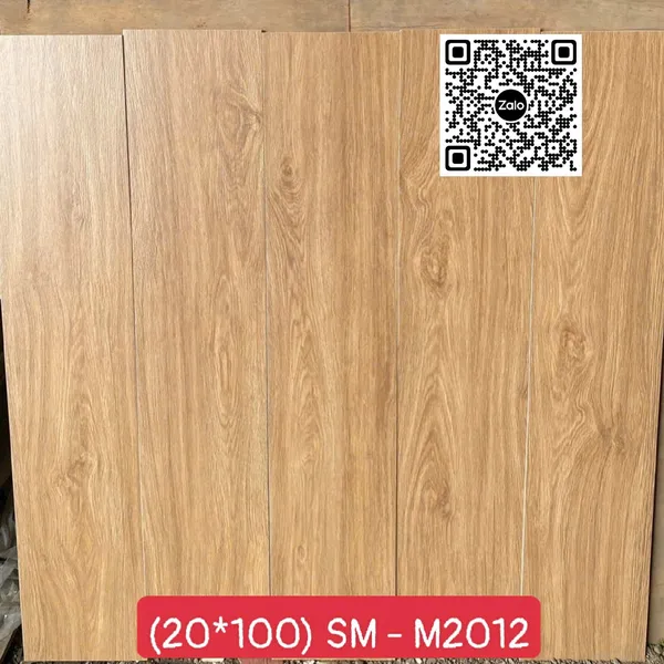 Gạch Đá Mờ Vân Gỗ - Gạch Giả Gỗ 20x100 Ốp Lát nâu vàng SM - M2012