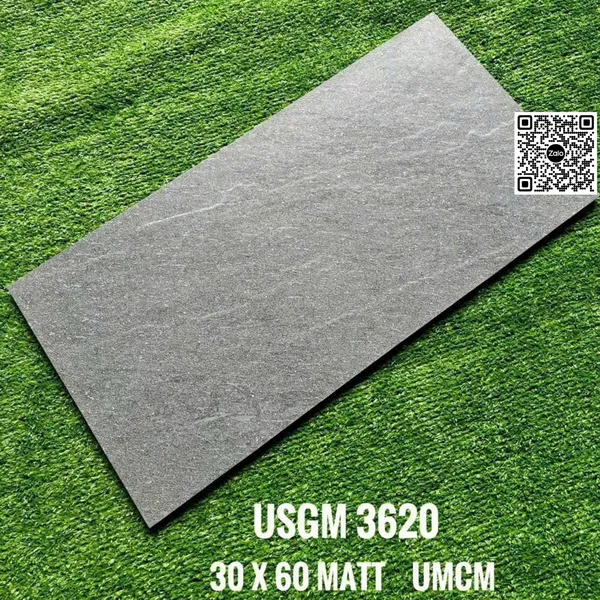 Gạch Đá Mờ 30x60 Ốp Lát Giá Rẻ màu xám USGM3620