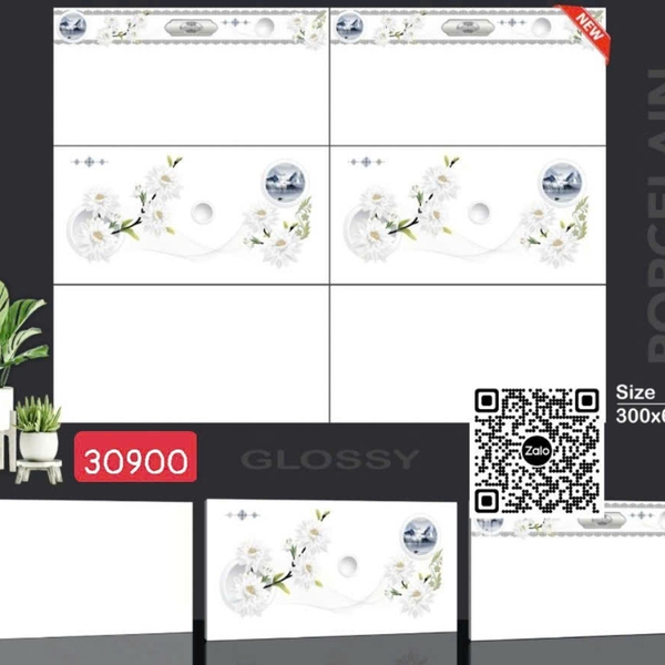 Gạch Đá 30x60 Ốp Lát Giá Rẻ trắng trơn 30900