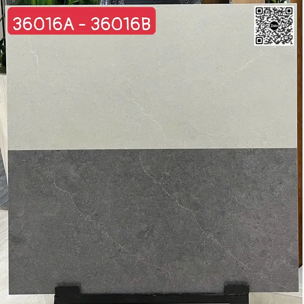 Gạch Đá Mờ 30x60 Ốp Lát Giá Rẻ xám vân trắng 36016A - 36016B