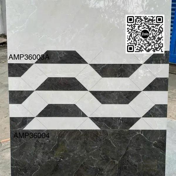 Gạch Đá 30x60 Ốp Lát Giá Rẻ đen vân trắng AMP36003