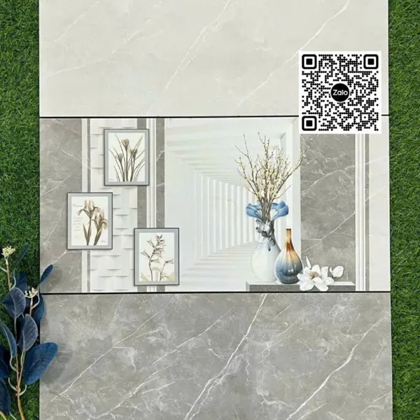 Gạch Đá 30x60 Ốp Lát Giá Rẻ xám vân trắng RPG3060014S2