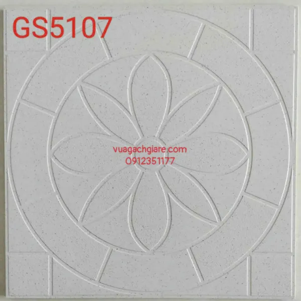 Gạch Đá Mờ 40x40 Lát Nền Sân Giá Rẻ bông hoa GS5101 - GS5107 - GS5109