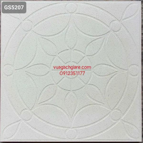Gạch Đá Mờ 40x40 Lát Nền Sân Giá Rẻ hình tròn muối tiêu GS5207