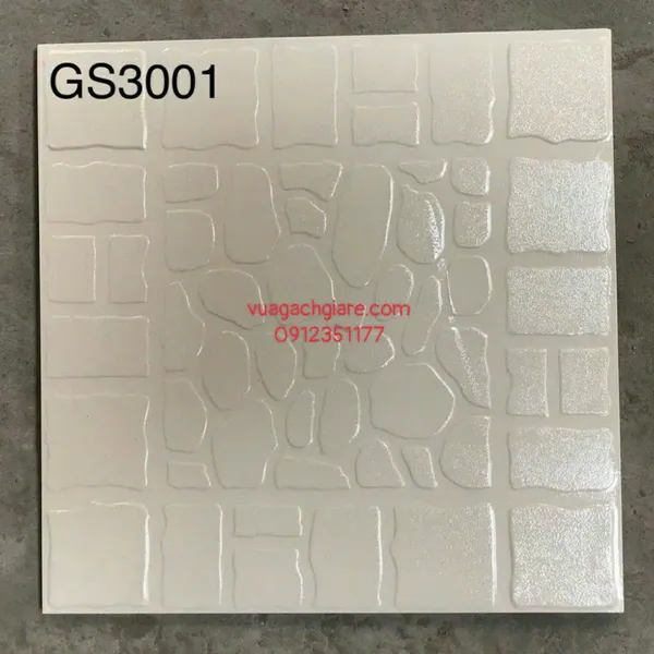 Gạch Đá Mờ 40x40 Lát Nền Sân Giá Rẻ đá sỏi GS3001 - GS3007 - GS3009
