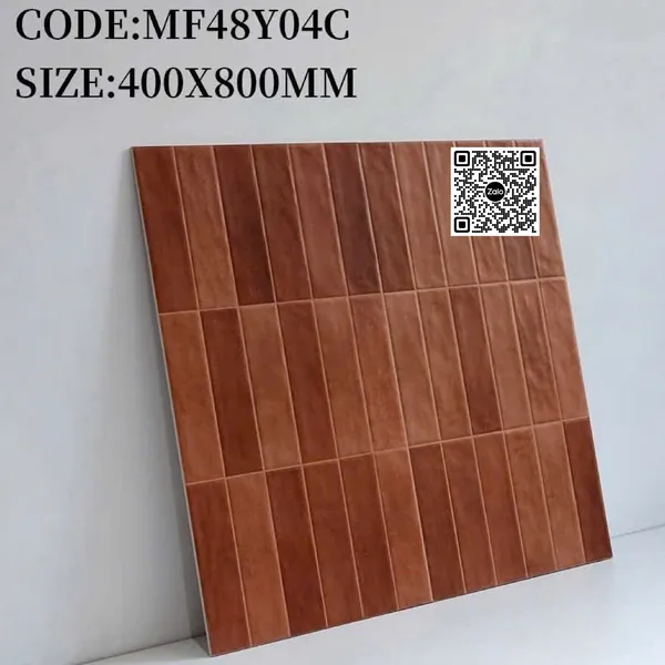 Gạch Đá 40x80 Ốp Lát Trang Trí màu đỏ MF48Y04