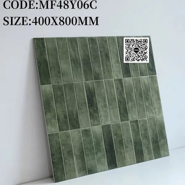 Gạch Đá 40x80 Ốp Lát Trang Trí màu xanh MF48Y06F