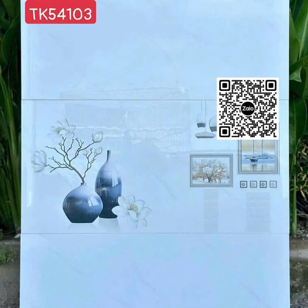 Gạch Đá 40x80 Ốp Tường Giá Rẻ trắng vân khói TK54103