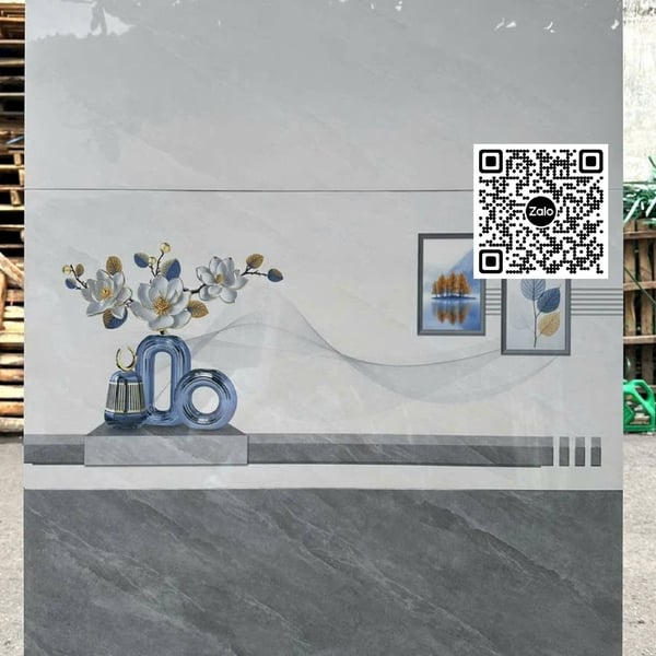 Gạch Đá 40x80 Ốp Tường Giá Rẻ xám vân đá Y4305