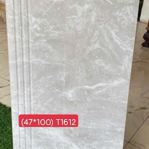 Gạch Đá 47x120 Ốp Lát Bậc Cầu Thang Giá Rẻ xám vân trắng T1612
