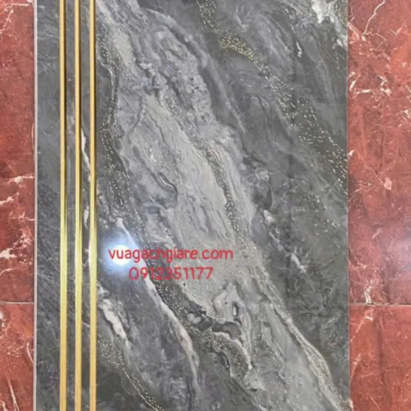 Gạch Đá 47x120 Ốp Lát Bậc Cầu Thang Giá Rẻ xám vân đá BLT922JG - BLT925JG
