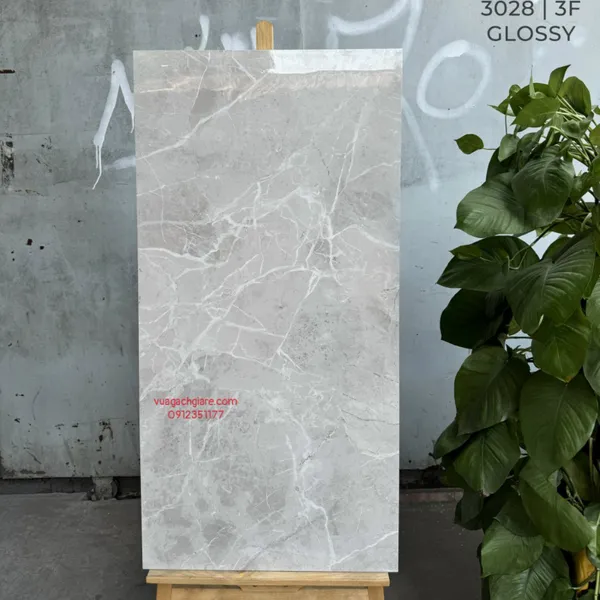 Gạch Đá 60x120 Ốp Lát Ấn Độ xám vân trắng 3028