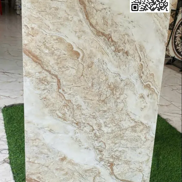 Gạch Đá 60x120 Khắc Kim Ốp Lát Giá Rẻ nâu vân đá JS126506