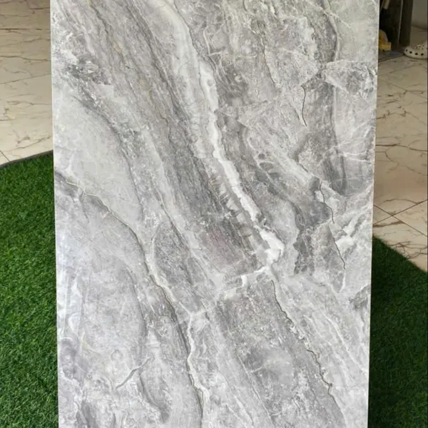 Gạch Đá 60x120 Khắc Kim Ốp Lát Giá Rẻ xám vân đá GY61208