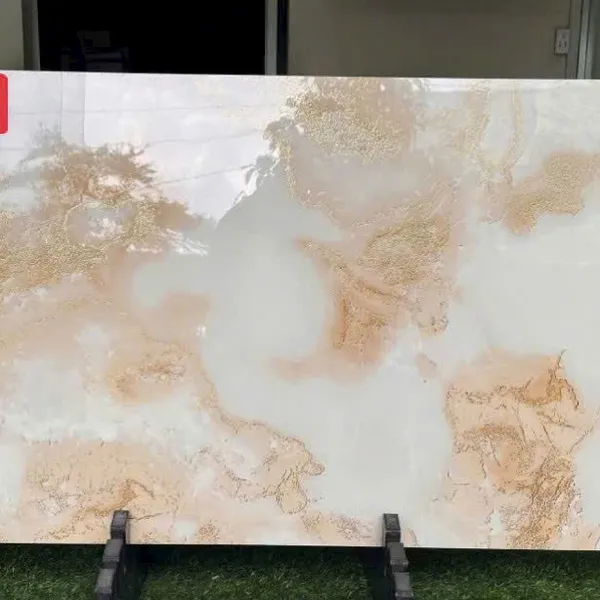 Gạch Đá 60x120 Khắc Kim Ốp Lát Giá Rẻ vàng vân mây GJ61206